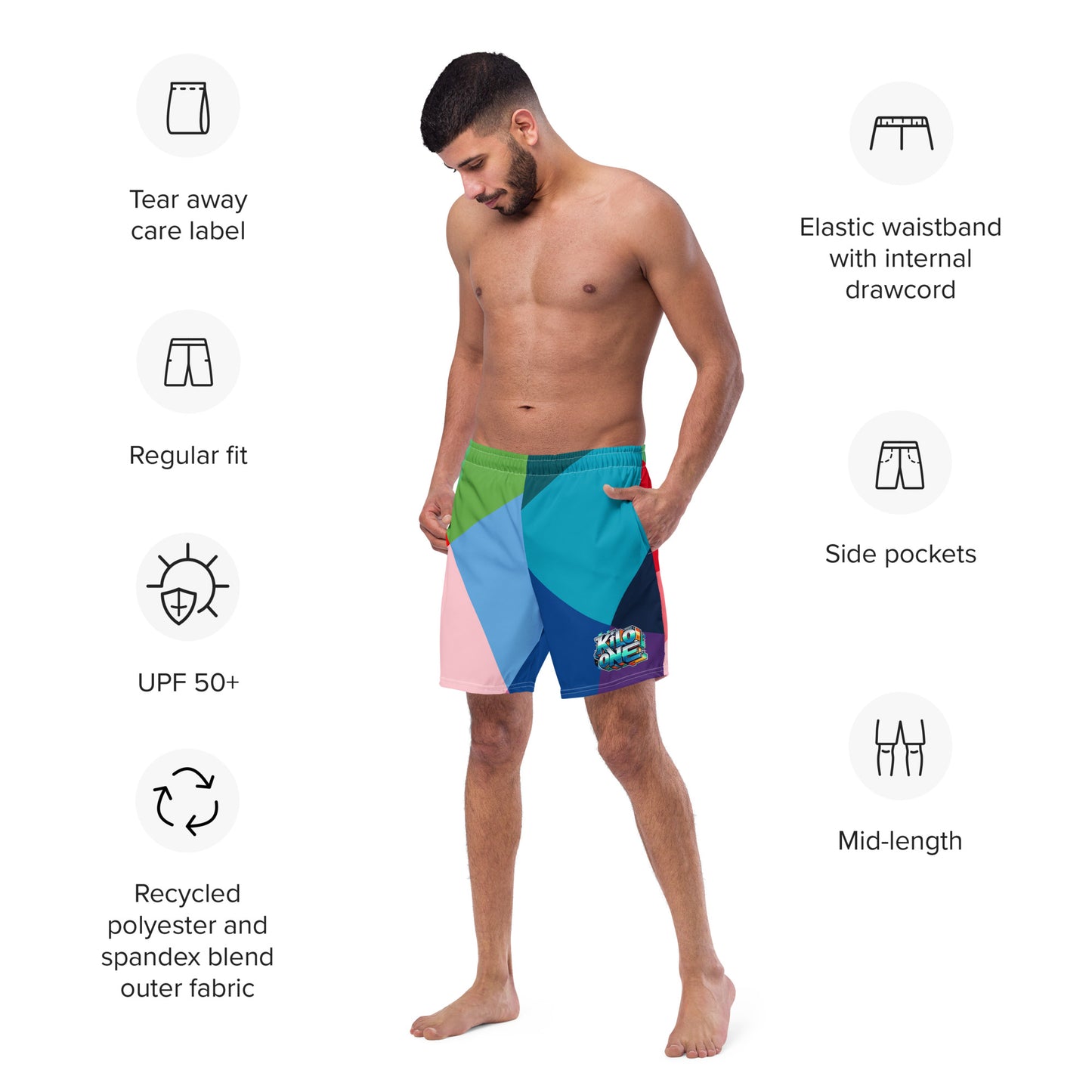 Men's swim trunks