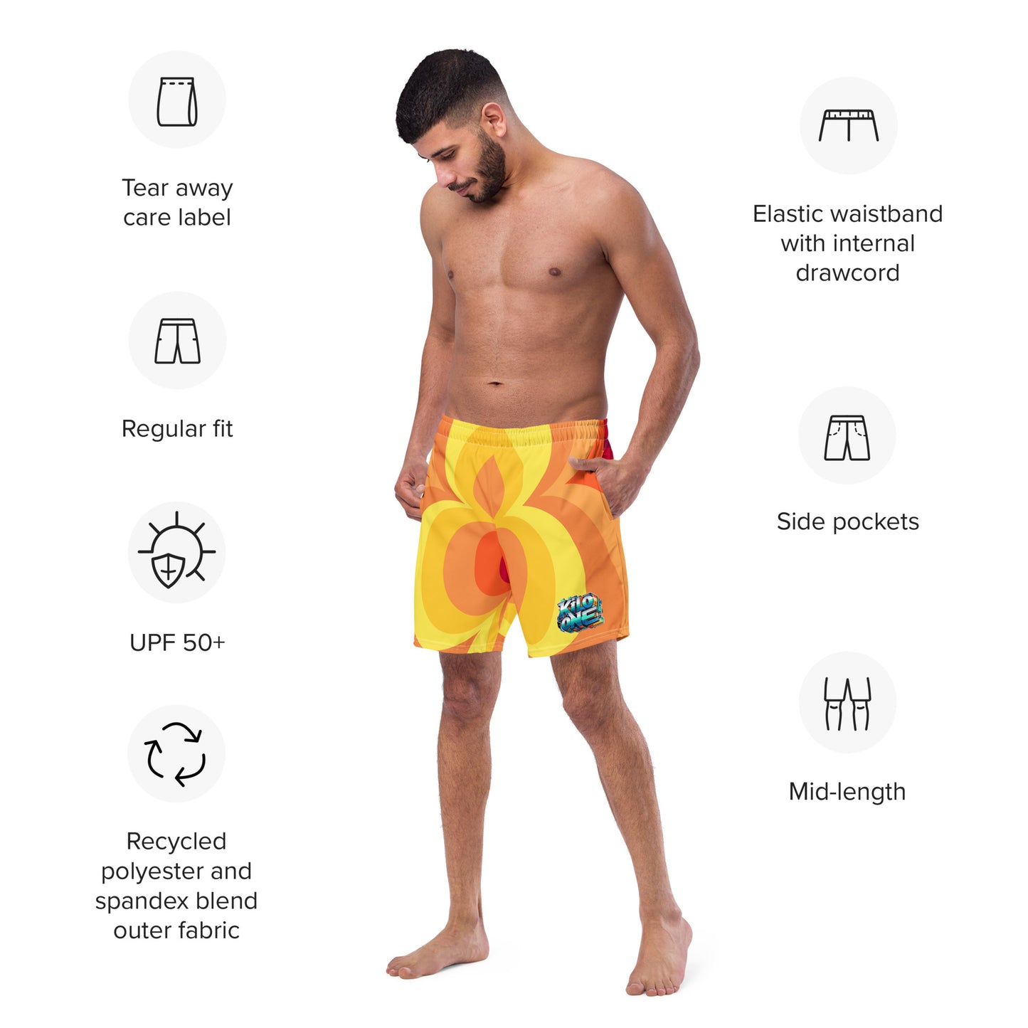 Men's swim trunks