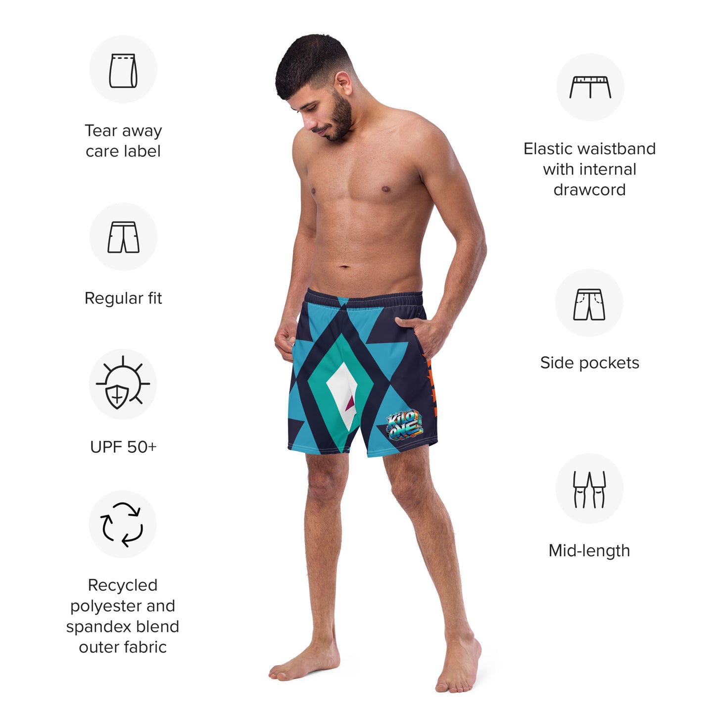 Men's swim trunks