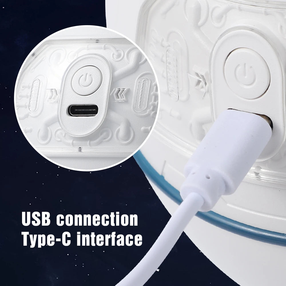 Astronaut Air Humidifier With Night Light