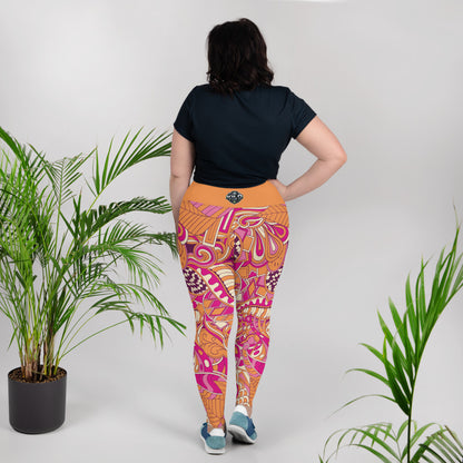 All-Over Print Plus Size Leggings