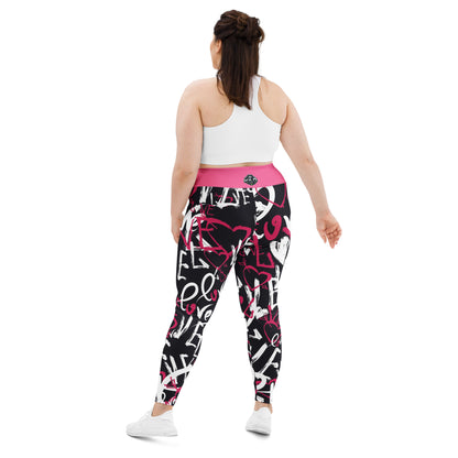 All-Over Print Plus Size Leggings