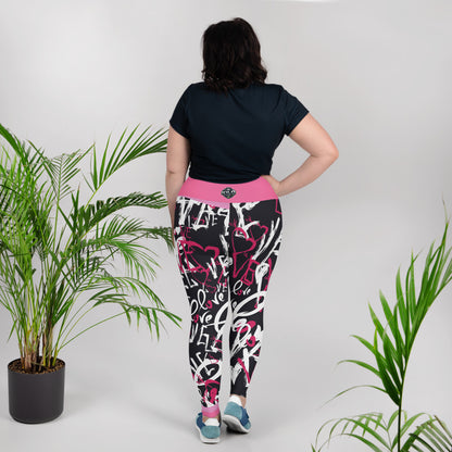 All-Over Print Plus Size Leggings