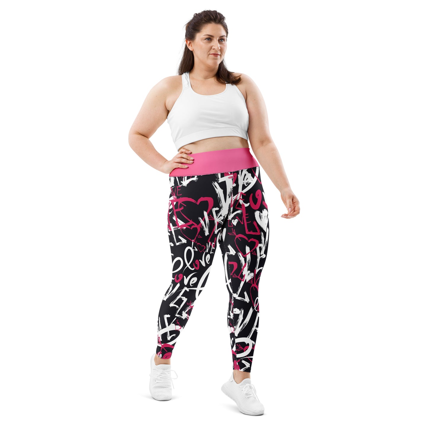 All-Over Print Plus Size Leggings