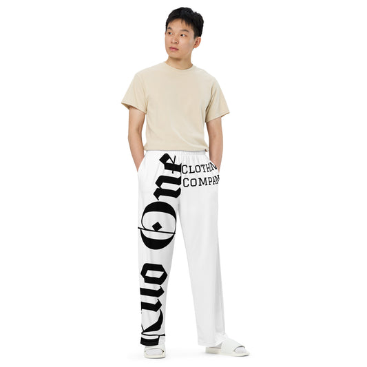 All-over print unisex wide-leg pants